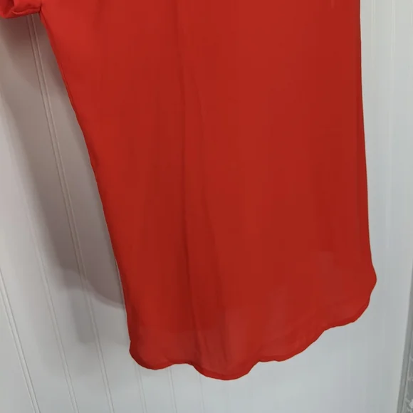 PLEIONE Pleated Back Flowy Shell Sz S - Picture 5 of 10